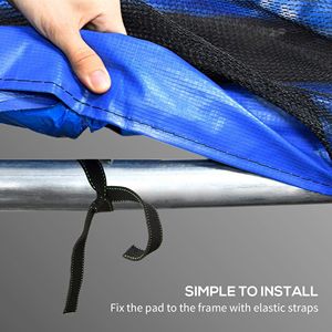 Tappeto Elastico da 12FT per Trampolino, Resistente a Tutte le Condizioni Atmosferiche, Senza Fori, Accessori di Ricambio di Sicurezza - Product Image 5