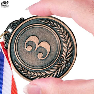 Medallas de nuevo diseño con logotipo personalizado, hechas a medida con diseños y tamaños personalizados, logotipos personalizados en medallas chapadas. - Product Image 5