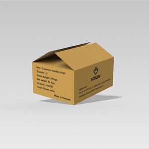 OEM/ODM Custom Eco-Friendly Recycled Materials Charcoal Packaging <b>Box</b> Durable Corrugated Cardboard for Briquette Wood Charcoal - Product Image 2