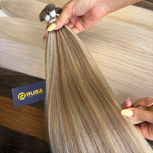 Extensiones de Cabello Humano Vietnamita con Punta de Queratina, Liso, Súper Doble Trama, Color Piano, Mini Puntas Planas - Product Image 5