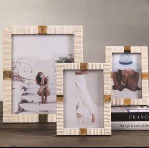Minimalist Style Photo <b>Frame</b> With Wood Resin And Brass Design Wall <b>Gallery</b> Hanging Wall Tabletop Photo <b>Frame</b> At Best Price - Product Image 5
