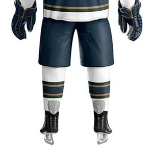Jersey de Hockey sobre Hielo Personalizado, Uniforme de Equipo Sublimado, Impresión Sólida, Nombre y Número Personalizados, 100% Poliéster, Malla Acolchada en la Parte Delantera, Secado Rápido - Product Image 6