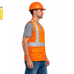 Gilet de sécurité Samavia en polyester respirant et durable RTP |   Logo personnalisé Unisexe OEM Vente en gros Commandes en gros Fabriqué au Pakistan - Product Image 3