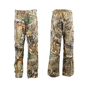 Pantalones de caza de camuflaje para hombre, pantalones tácticos multibolsillos para exteriores, cintura ajustable, tela ligera y transpirable - Product Image 4