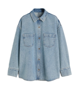 Camisa Vaquera de Talla Grande para Mujer, Manga Larga, Algodón Transpirable de Alta Calidad, Ropa Exterior Informal Personalizada para Mujer - Product Image 4