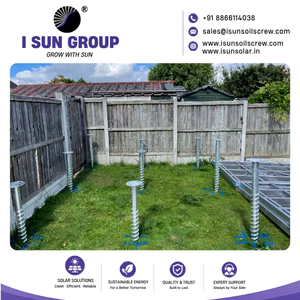 Vis de terre en acier galvanisé à chaud sur mesure pour fondations solaires - Vente en gros - Product Image 4
