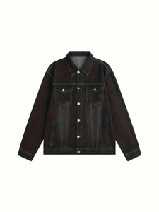 High Quality Plus Size Men's <b>Jackets</b> Street Out Wear Breathable <b>Denim</b> Jeans <b>Jacket</b> Regular Fitted <b>Custom</b> University Men's Coats - Product Image 6