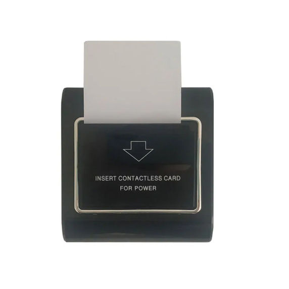 Common 13.56Mhz / 125Khz Hotel Energy Saving Switch 220V 110V Insert RFID 40A Holder Card Smart Hotel Room Key Card Power Switch