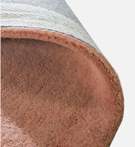 Alfombra de lana hecha a mano de color rosa claro, apta para mascotas, ecológica, para dormitorio, sala de estar, decoración, hotel comercial, oficina. - Product Image 4