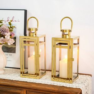 Lanternes à bougies uniques en aluminium blanc, faites à la main, pots à bougies de luxe pour la décoration moderne de la maison et de l'extérieur, résistantes à la chaleur, Pâques - Product Image 3