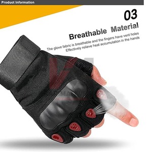 Gants tactiques de paintball légers et protecteurs, fourniture directe d'usine pour les distributeurs sportifs et les chaînes de magasins de détail - Product Image 5