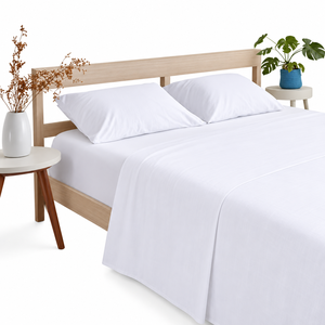 Sábana Plana Premium para Hotel, 100% Algodón, Lujosa, Suave y Transpirable, 300 Hilos, Lisa, para Todas las Estaciones, para Hoteles y Resorts - Product Image 4