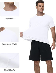 Chemise blanche pour homme à manches courtes, séchage rapide, protection UV, pour la plage, la pêche et les sports de plein air - Product Image 3