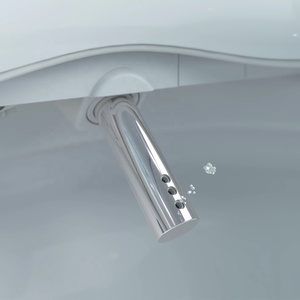 Умный унитаз TREVI, ALB-R14895 Автоматическое мягкое открытие и закрытие, насадка из нержавеющей стали квадратной формы с Освежителем воздуха - Product Image 5