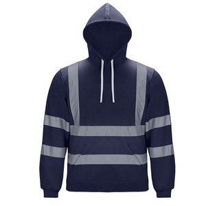 Sudadera de Seguridad de Alta Visibilidad Premium con Franjas Reflectantes, Ropa de Trabajo, Sudadera Industrial de Seguridad, Chaqueta de Alta Visibilidad - Product Image 1
