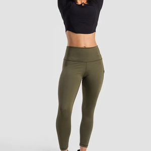 Leggings de sport et yoga pour femme, taille haute, extensibles dans quatre directions, respirants, avec logo personnalisé imprimé, collection 2026 - Product Image 4
