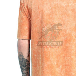 Servicio OEM, Camiseta Ligera 100% Algodón Estampada para Hombre, Camiseta con Lavado Ácido, Ajuste Holgado, Superventas - Product Image 6