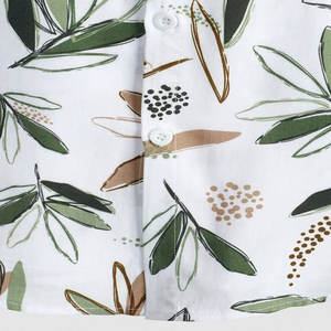 เสื้อยืดคอกลมทรงหลวมสำหรับผู้ชาย เนื้อผ้าวาฟเฟิล ไหล่ตก ผ้าฝ้าย 100% แขนสั้น ดีไซน์โอเวอร์ไซส์ สีพื้น รุ่นใหม่ - Product Image 2