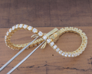 <b>Gold</b> Plated Sterling Silver Luxury <b>Beaded</b> Tennis Women's <b>Bracelet</b> 6 Inches SHREE JAIPUR SILVER for Party & Gift Occasions - Product Image 5