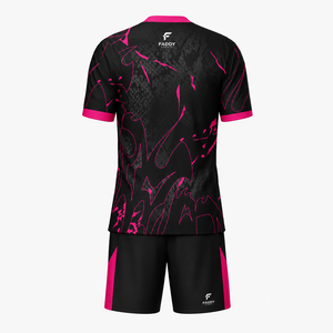Ensemble de maillots de football personnalisés par sublimation, respirant, à séchage rapide, uniforme de football, vêtements d'entraînement, pour hommes, enfants, équipes sportives, kit de football - Product Image 2