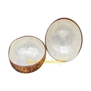 Cuencos de cáscara de coco lacados ecológicos a granel amigables con la exportación para una experiencia gastronómica Premium - Product Image 2