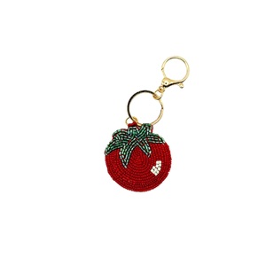 Stylish Seed Beads Beaded Embroidery Keychain Gift Idea Handmade Seed Beads Embroidery Keychain Colorful Design - Product Image 1