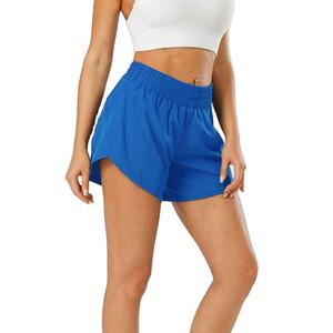 Shorts de course pour femmes, en tissu doux, extensible, respirant, absorbant les chocs, à séchage rapide, résistants et durables. - Product Image 6