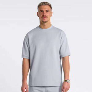 Camisetas de Alta Calidad, 240 g/m², 100% Algodón, Personalizables, Lisas, Tallas Grandes, Casuales, Unisex, Cuello Redondo, MOQ Bajo: 100 Unidades - Product Image 3