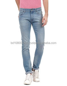Wholesale Price Factory Direct Stripe Denim <b>Jeans</b> <b>Men</b> Pants Print Cotton Custom Design Wholesale Price From Bangladesh - Product Image 3