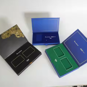 Boîte à bijoux rigide en papier d'art de qualité supérieure, élégante et luxueuse, fabriquée au Vietnam, avec finition brillante/mate et revêtement UV. - Product Image 4