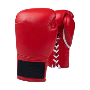 Guantes de Boxeo Profesionales MMA Personalizados para Entrenamiento y Sparring, de Cuero Genuino con Cordones, Protección UV, Ligeros, con Soporte para Muñeca - Product Image 1