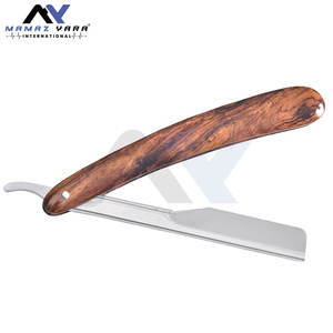 Rasoir de Barbier Professionnel à Lame Coulissante avec Manche en Bois de Qualité Supérieure, Personnalisable avec Logo, pour Salon de Coiffure - Product Image 3