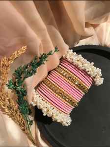 Factory Direct Sales Round Shaped Glass Bangles Sets Islamic Religious Women's Churiyan Sets for Adults Indian Bangles Jewelry - Product Image 3