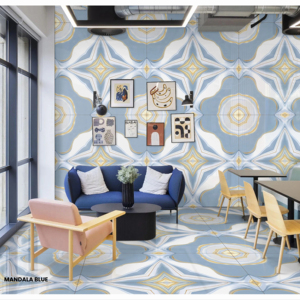 Azulejos de Porcelana de Primera Calidad con Acabado Brillante, Diseño Bookmatch, Tamaño 60x120cm, 600x1200mm, 24x48 Pulgadas, Losas con Aspecto de Mármol para Paredes y Pisos Interiores de Lujo - Product Image 1