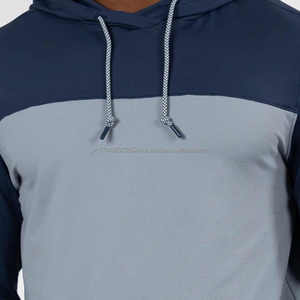 Sweat à capuche pour homme en coton mélangé de qualité supérieure, tendance de l'hiver, séchage rapide, manches longues, motif uni, fabriqué en usine - Product Image 4