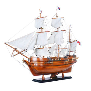 Modèle de bateau Beagle en bois écologique à assembler, artisanat avec détails gravés pour la décoration intérieure et les articles cadeaux - Product Image 2