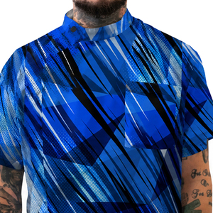 Bata de Peluquería Impermeable con Logotipo Personalizado, Chaqueta de Corte de Pelo, Bata de Barbero Personalizada para Hombre, Manga Corta - Product Image 6