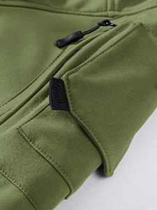 Professional Softshell Jacket Men's Outdoor Waterproof Tactical Work Jacket Windproof Breathable Fleece <b>Lined</b> <b>Coat</b> Custom - Product Image 4