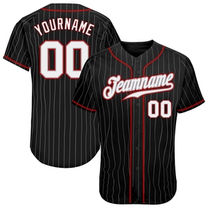 Vente en gros de maillots de baseball authentiques bleu clair à rayures fines personnalisés OMMIZ INDUSTRY, best-sellers - Product Image 5