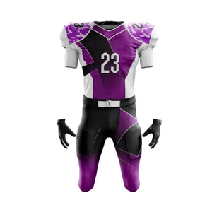 Custom American Football Sports Uniform Men's Team Jersey Pants Sublimated Print Plus Size Quick Dry Performance Wear OEM - Product Image 4