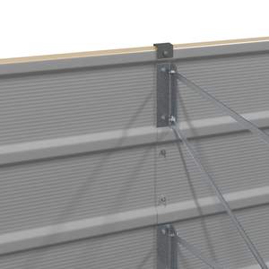 Macetas y Jardineras de Acero Color Marfil de 240 x 80 x 75 cm, Elegante Jardinera para Decoración de Jardín Exterior - Product Image 5