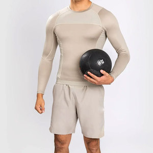 Men's Rash Guard Customized Logo Front Sportswear Polyester/Nylon Quick Dry Eco-Friendly Breathable Sleeveless <b>Athletic</b> Shirt - Product Image 3