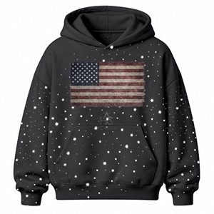 Sudadera con Capucha Oversize de Alta Calidad y Diseño Moderno, Color Negro, con Hombros Caídos, en Algodón/Poliéster - Product Image 1