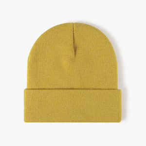 Productos de Invierno, Gorros de Invierno Suaves de Algodón, Gorro de Punto con Logotipo Personalizado Bordado, Gorro de Alta Calidad con Logotipo Personalizado - Product Image 3