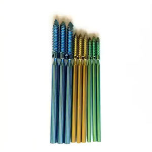 Reusable Titanium Threaded Suture Anchor System Lateral <b>Crimp</b> <b>Set</b> for Orthopedic Ligament Repair Horses Cattle Goats CE - Product Image 3