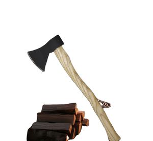 Tête de hache Viking à double lame, mini, en acier à haute teneur en carbone, forgée à la main, polie, manche en bois de rose, tire-clous, chasse - Product Image 1