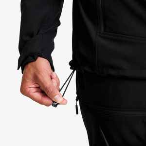 <b>Men's</b> Hooded <b>Fleece</b> <b>Jacket</b> Windproof Zipper Closure Regular Fit Solid Color Winter Casual Wear Polyester Shell - Product Image 6