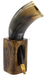 Cuerno Vikingo Artesanal para Beber, Técnica Pulida a Mano, Regalo de Boda, Animal Religioso, Porta Cinturón de Cuero, Precio de Fábrica al por Mayor - Product Image 4