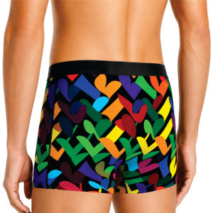 <b>Custom</b> Men's Sublimated <b>Boxer</b> Briefs Full Print Stretch Underwear Breathable Quick Dry OEM Private Label Wholesale Manufacturing - Product Image 3