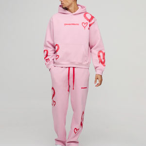 Conjuntos Deportivos de Invierno con Capucha y Logotipo Personalizado de Fábrica en Pakistán, Conjuntos de Jogger de Talla Grande con Etiqueta Privada, Forro Polar de Primera Calidad - Product Image 1